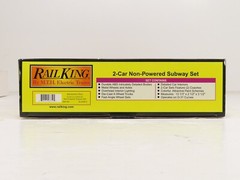 MTH 30-2448-3 Metropolitan (Red) 2 Car LO-V Add On Non Powered NIB