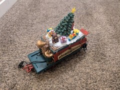 New Bright Holiday Express TREE TOP TENDER Good Motherboard EXC COND READ!