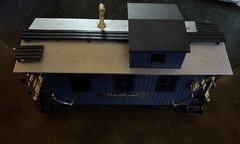 1995 New Bright Greatland Express Train G Gauge Rare Blue Caboose Vintage