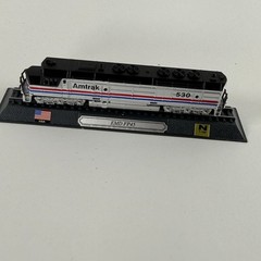 Amtrak 530 EMD FP45 N Scale Diecast Locomotive Model Silver/Black/Red/Blue