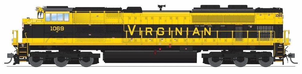 Broadway HO 9783 EMD SD70ACe NS 1069 Virginian Heritage Paint Paragon4 Sound