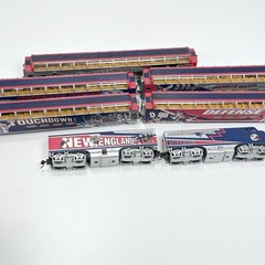 Bachmann Hawthorne Village NE Patriots HO Locomotive Booster Engine 5 Dome Cars