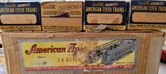 Gilbert American Flyer 5107W Santa Fe Freight Set+Set Box +Cardboard Boxs+Wrap +