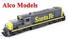 ALCO Models Brass HO Santa Fe DL-600B RSD-15 Cab #800 Diesel Painted
