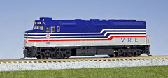 N Scale Kato 176-9001 F40PH Virginia Railway Express VRE #V36 Diesel Locomotive
