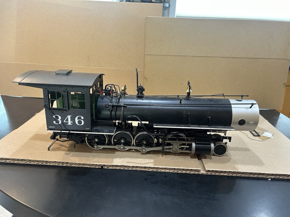 Accucraft 2-8-0 Steam Loco For Parts Or Restoration G Scale, EX Wheel Set