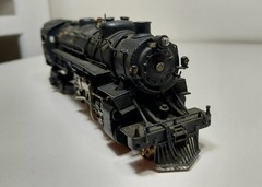 Akane Brass B&O Baltimore&Ohio 2-8-2 Mikado Baldwin Locomotive Runs HO Class Q4b