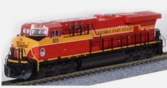 Kato 176-8947 N FEC GE ES44C4 Diesel Locomotive – Standard DC #805