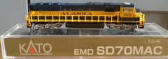 KATO #176-6410 N SCALE SD70MAC Alaska RR #4003 Spirit of Moose Pass NEW IN BOX
