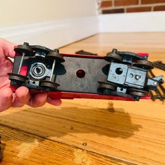 Lionel Vintage Steam Locomotive & Cars + tracks Misc Parts