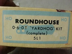 Roundhouse 0-6-0 T Yard Hog HO Scale Saddle Tank Locomotive – diecast