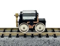 N/HOn30/HOe/J-Narrow/009/On18/O9 Scale/Gauge Power Drive Unit Wheel 11mm/6mm