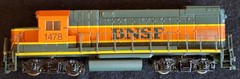 Walthers BNSF Diesel HO Locomotive, Road #1478, Excellent!!! See Pictures!!