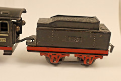 Vintage WWII Era Clockwork O Gauge US-Zone Germany #40281 Locomotive w/ Tender