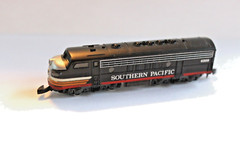 Marklin Z scale 8861 F7 Southern pacific Black Widow org box, track tested