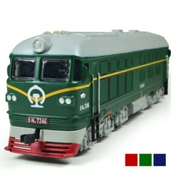 1:87 Alloy Diesel Retro Train Model Toy Railway Combustion Locomotive HO Gauge