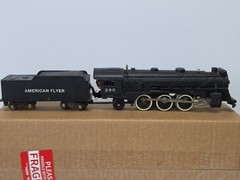 American Flyer S Gauge #290 LOCOMOTIVE And TENDER -Tested – Read