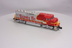 Atlas 1282-6 O Santa Fe GP60M Diesel Locomotive w/TMCC #156 – 3 Rail LN/Box