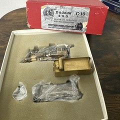 Westside Model Co. HOn3 Brass 2-8-0 Class C-16 D&RGW #278 w/Custom Tender DNR