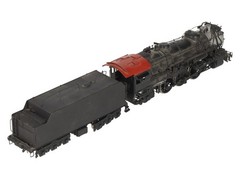 Hallmark Models HO Scale BRASS MoPac 6600 Class 4-6-2 Steam Locomotive & Tender