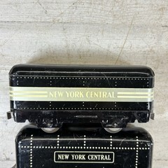 Marx Prewar O Gauge Wind Up Steam Train Set New York Central Tin Litho 3 Piece