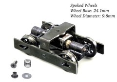 HOm/HOj/HOn3-1/2 Scale/12mm Gauge Imon 0-4-0 Power Drive Wheel 24.1mm/9.8mm H0m
