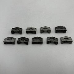 Lot Of 9 Ho Scale Locomotive Metal Front Plow Piece – Great Condition