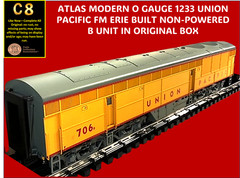 ATLAS O GAUGE 1230-1 U.P. ERIE BUILT FM A DUAL-PWRD & 1233 E/B/FM B NON-PWRD LN
