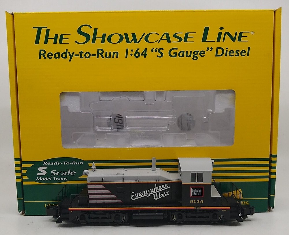 S-Helper 01229 S Scale Burlington Route Diesel Locomotive #9139 LN/Box