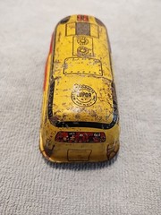 Vintage Lupor NY~ Tin Friction Locomotive~ For Parts Or Repairs.