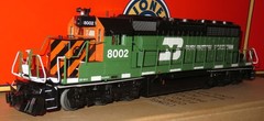 LIONEL 2233521 BURLINGTON NORTHERN LEGACY SD40-2 DIESEL #8002 – NEW – NR