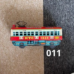 Western Line NYC 1845 Red Yellow Tin Train Toy Collectible 15+ Display Used