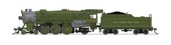 Broadway Limited 7984 N Scale Baltimore & Ohio 4-6-2 Pacific Heavy