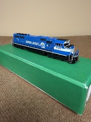 N Scale Overland Models Brass Conrail SD70Mac
