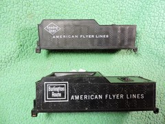 2) AMERICAN FLYER READING & BURLINGTON TENDER SHELLs ONLY
