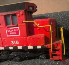 Atlas HO Green Bay & Western GB&W #316 Alco C-424 Phase II DC Powered PREOWNED