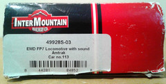 HO SCALE INTERMOUNTAIN FP7 AMTRAK #113 DCC & SOUND 49928S-03 NOT RUNNING