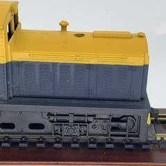 Plymouth HO Scale 0-4-0 Diesel Switcher Santa Fe ATSF 6670 Yugoslavia Vintage
