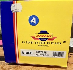 Athearn Genesis Santa Fe F-7A / F-7B Phase 1 Powered G1500B Ho Scale NIB C8