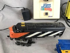 Train Engines (1405 x 2, 4751), Transformers (Robart, Tyco) etc. – lot of 9 pcs