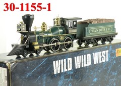 MTH 30-1155-1 Wild Wild West Wanderer 4-4-0 General PS-1 Tested XLT