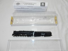 N Bachmann #58153 Santa Fe 4-8-4 Steam Locomotive #3780 w/ Tender LNIB see video