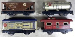 Vintage Pre-War Marx 1930’s Deco Train Set Copper New York Central