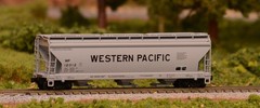 Micro Trains 094 00 370, N Scale, 3-bay ACF covered hopper, center flow, WP12012