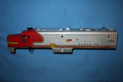 American Flyer #472 Santa Fe Alco PA-unit Shell. Original horn