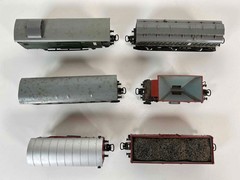 Vintage Lot of 11 MARKLIN West Germany Locomotive Coach Wagon Train Cars + Boxes