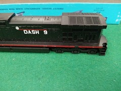 Athearn HO GE Dash 9 C44-9W GE Demo #8601 Diesel Locomotive DC Analog 4901 NEW