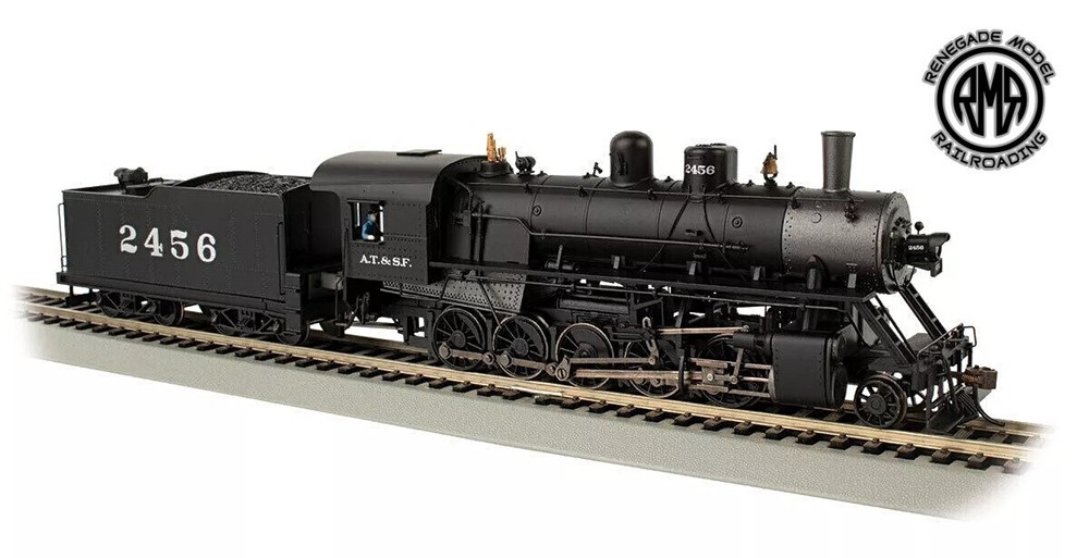 Bachmann 85401 HO ATSF #2456 2-10-0 Decapod Steam Locomotive DC/DCC WowSound