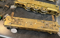HO Brass -PRR P-5a Electric Locomotive Parts Lot Korea & Japan ALCO Models