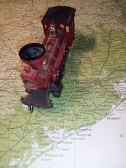 Vintage Pocher Italy J. W. Bowker Locomotive Damaged Sold As-Is